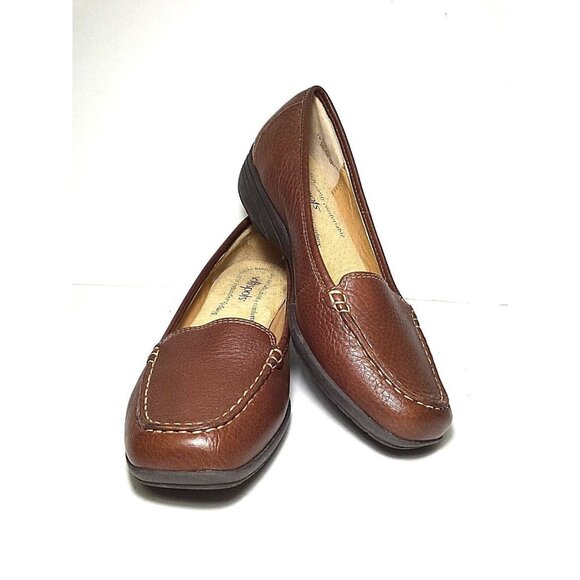 Softspots Promenade slip on loafers brown size 7 M - Picture 2 of 8